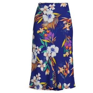 Renee C Floral Midi Skirt - Medium